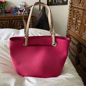Michael Kors hot pink shoulder bag